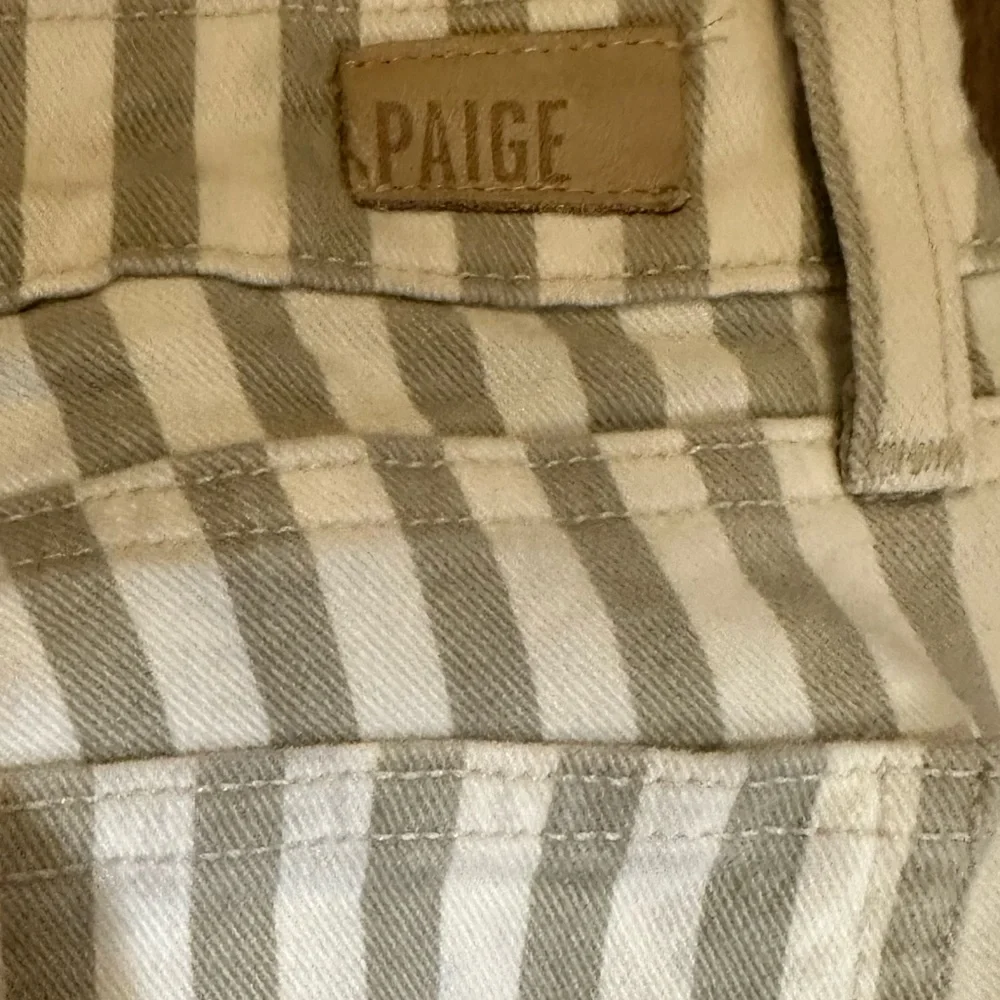 Paige Jeans-Verdugo Ankle-Desert Khaki Stripes-Size 28 - Picture 8 of 10